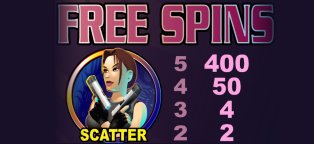 tomb raider slot wild symbol